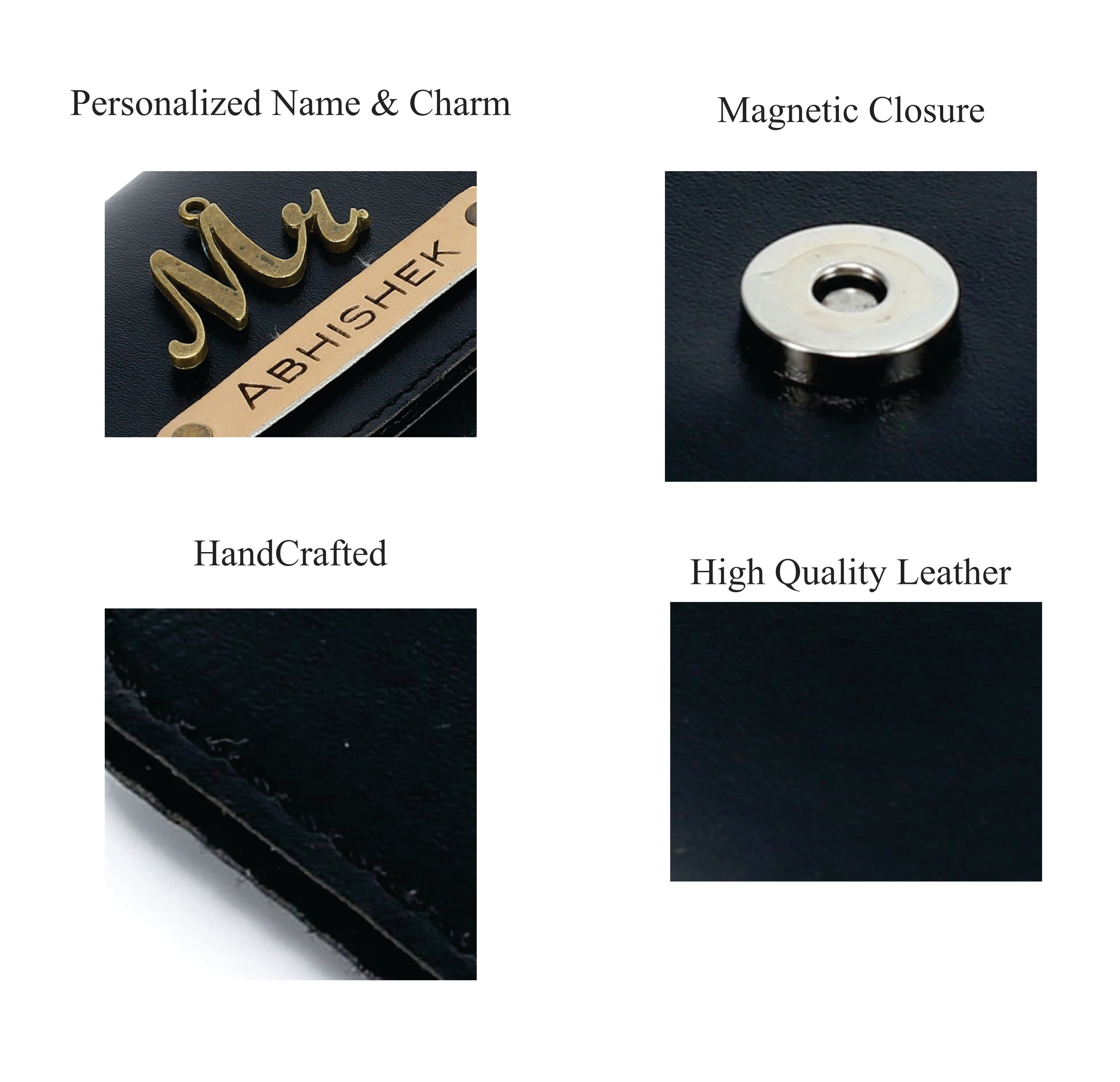 Personalized Card Holder (Black)