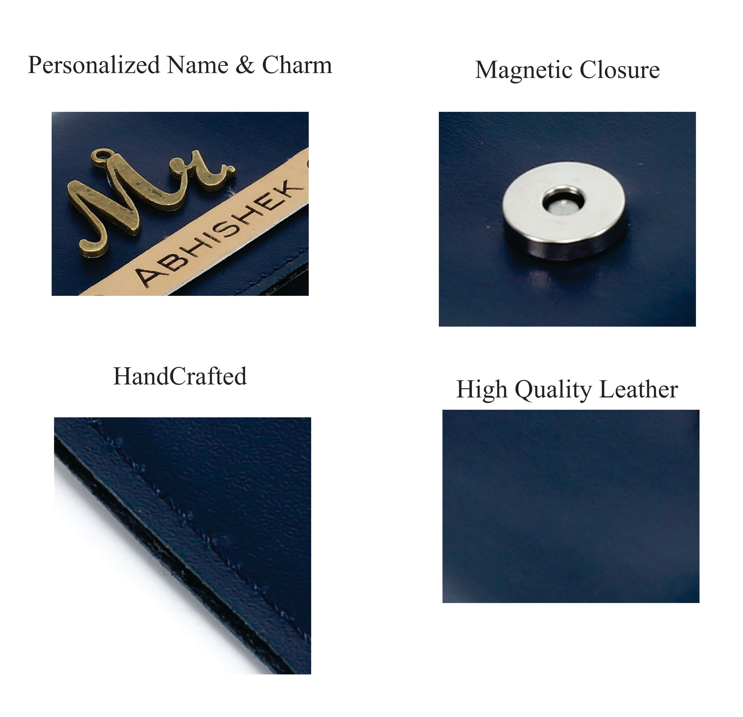Personalized CardHolder (NavyBlue)