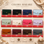 AICA Personalised Name & Charm Leather Wallet Gift for Women