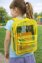 Personalized Backpack For Kids - Yellow
