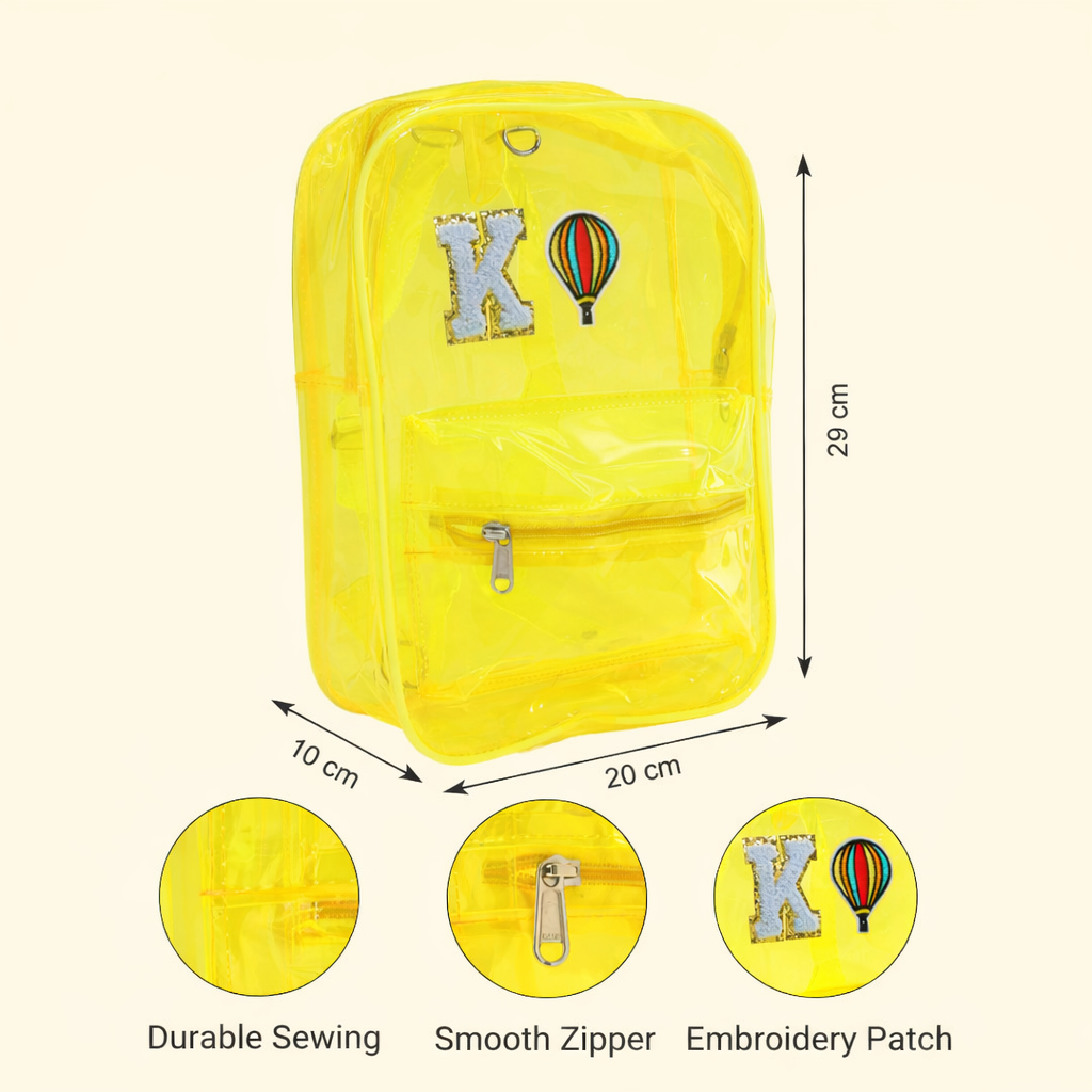 Personalized Backpack For Kids - Yellow