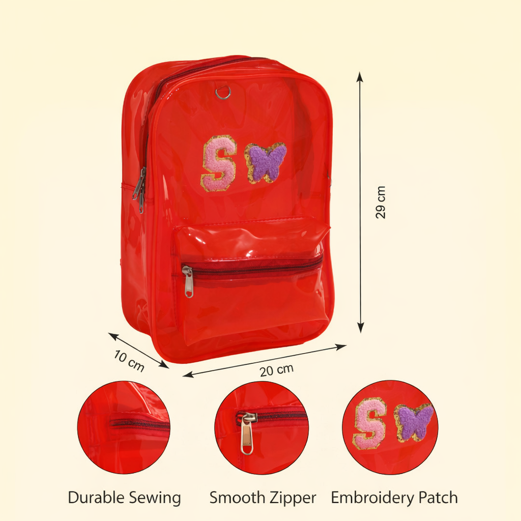 Personalized Backpack For Kids - Red