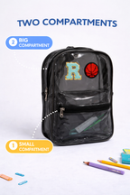 Personalized Backpack For Kids - Black