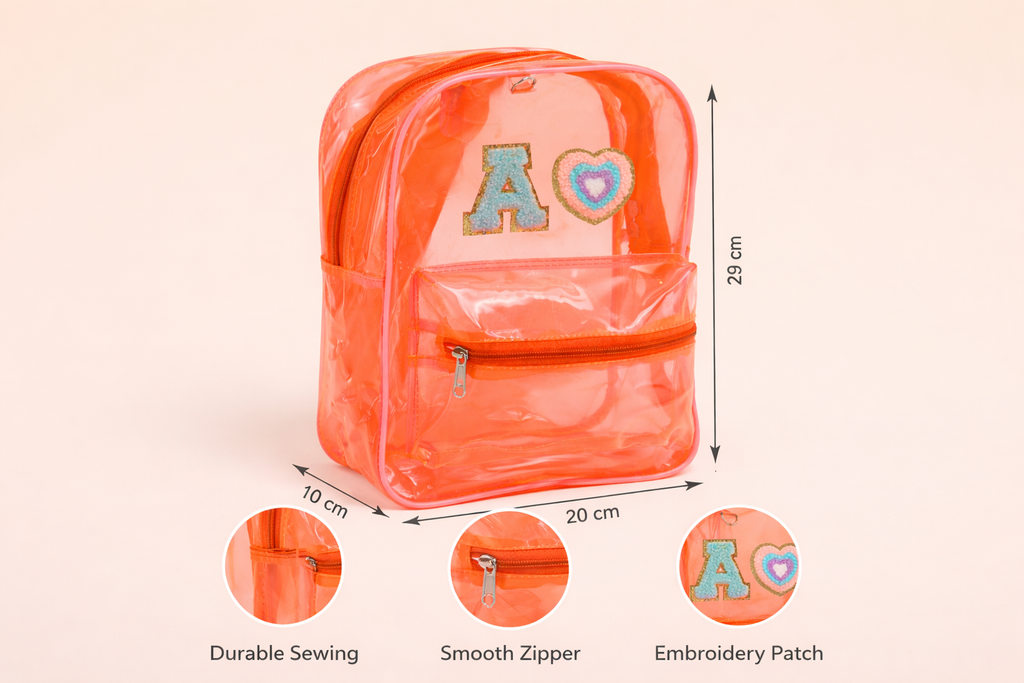 Personalized Backpack For Kids - Coral