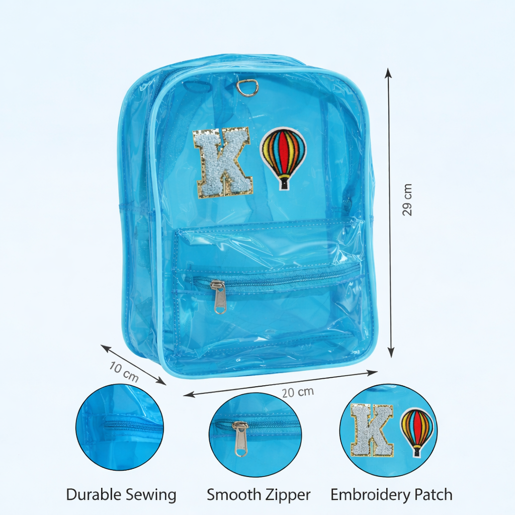 Personalized Backpack For Kids - Babyblue