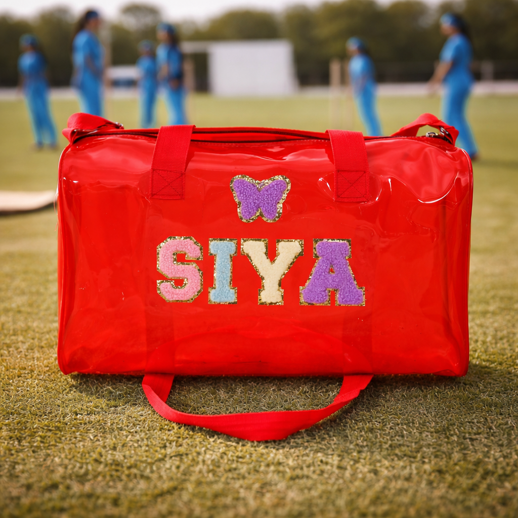 Personalized Duffle bag for Kids - Red