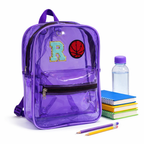 Personalized Backpack For Kids - Purple