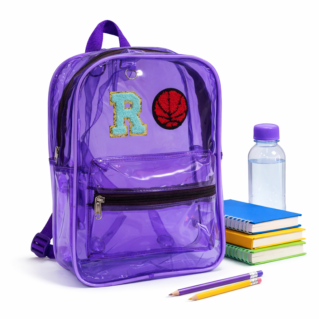 Personalized Backpack For Kids - Purple