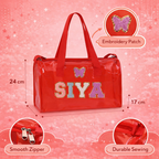 Personalized Duffle bag for Kids - Red