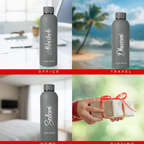 Personalized matt bottle - Grey