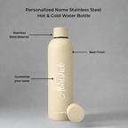Personalized matt bottle - Cream
