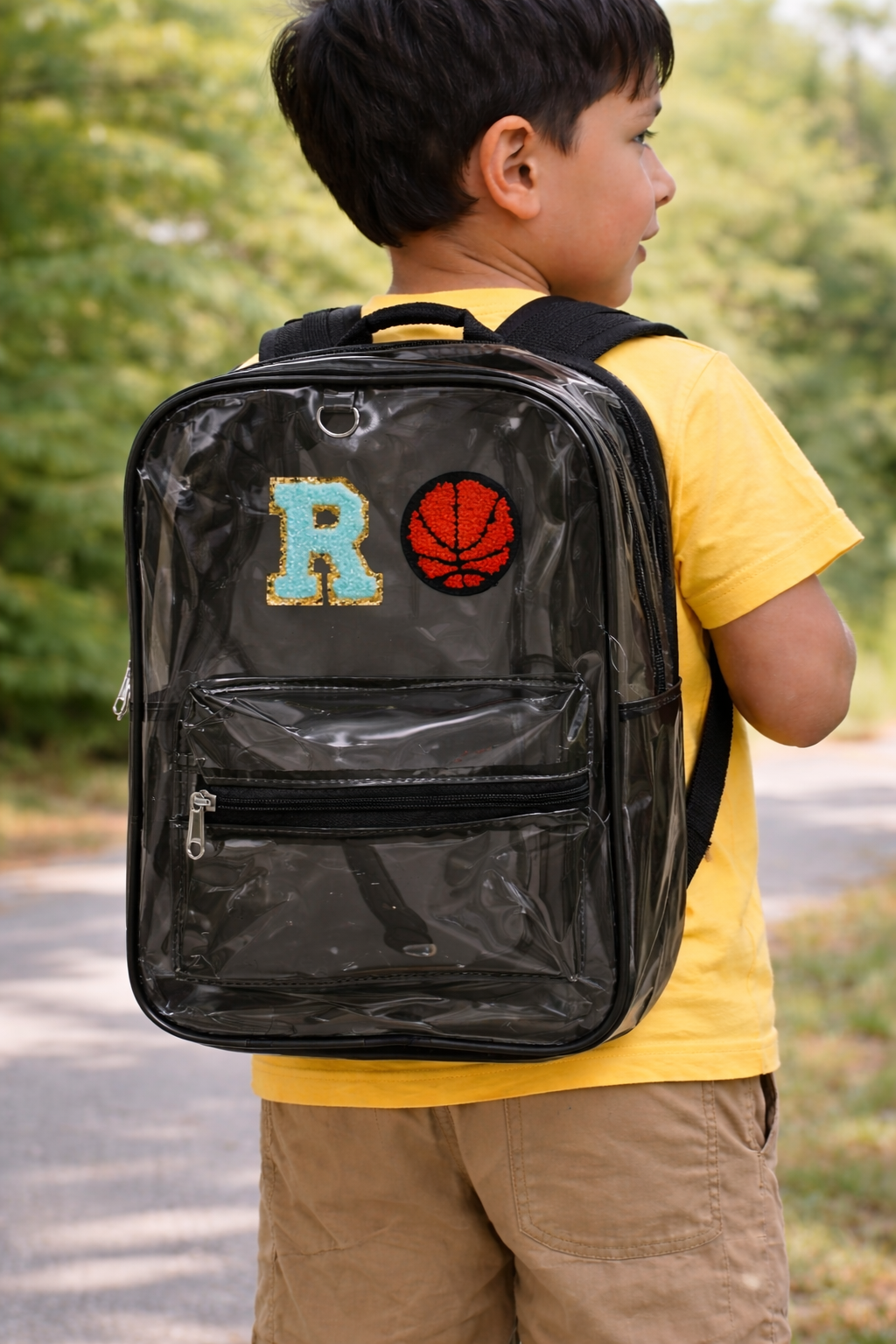 Personalized Backpack For Kids - Black