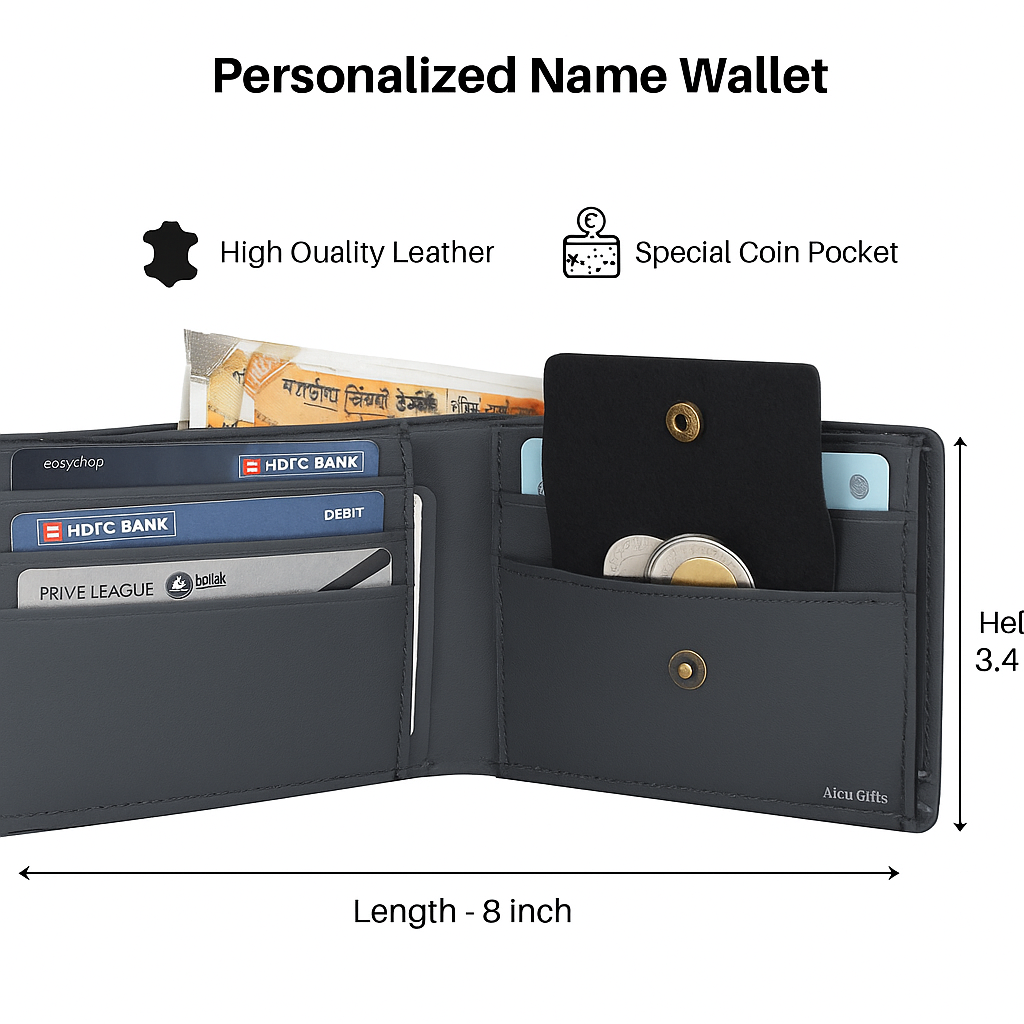 Personalized Mens Wallet