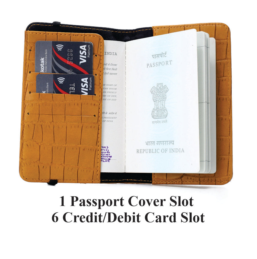Personalised Self Texture Couple Passport Covers - Multi Colors