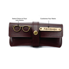 Personalised Sunglass Cover (Dark Brown)