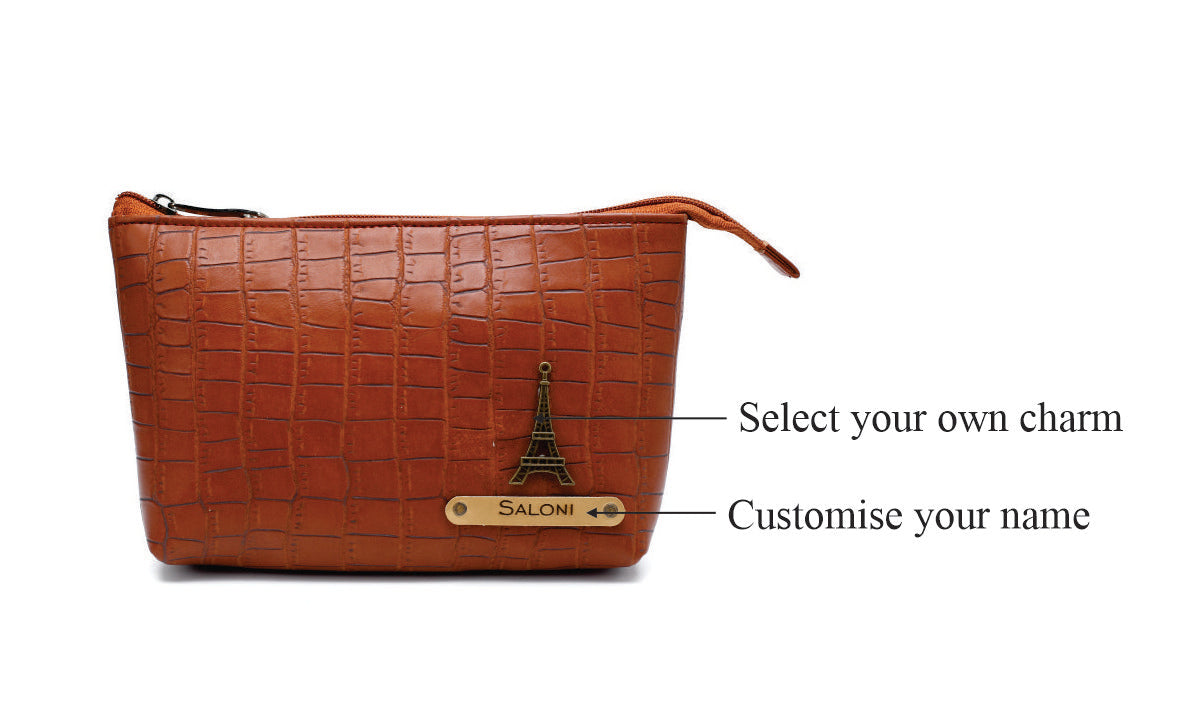 Personalized Toiletry Pouch - textured All