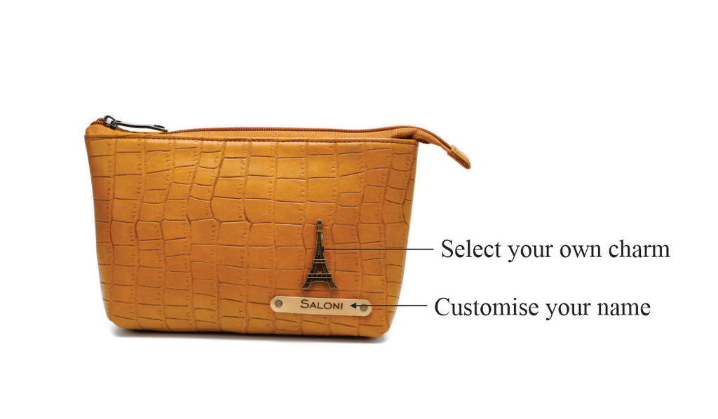 Personalized Toiletry Pouch - textured All
