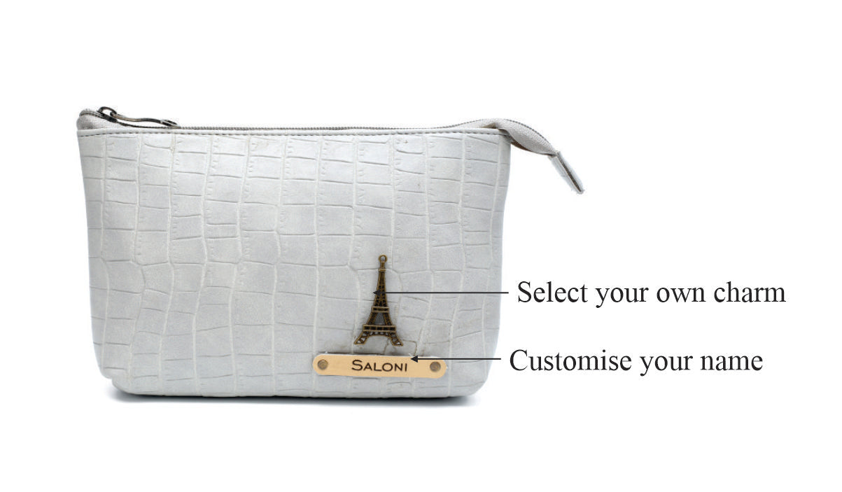 Personalized Toiletry Pouch - textured All