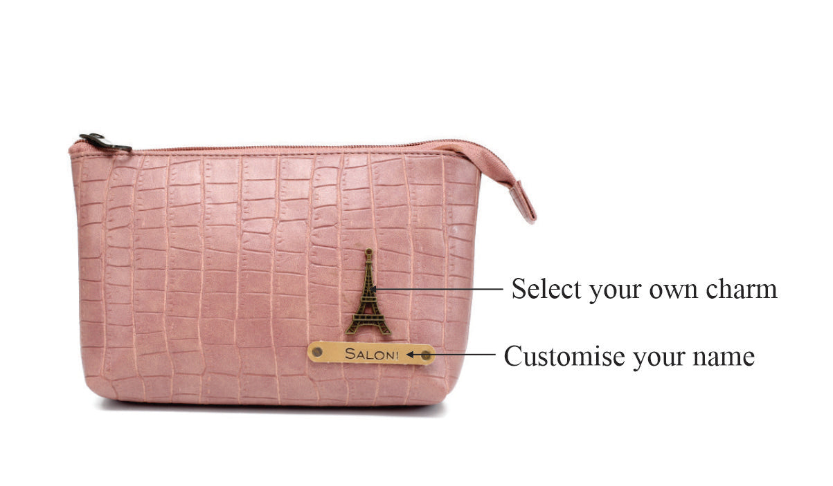 Personalized Toiletry Pouch - textured All