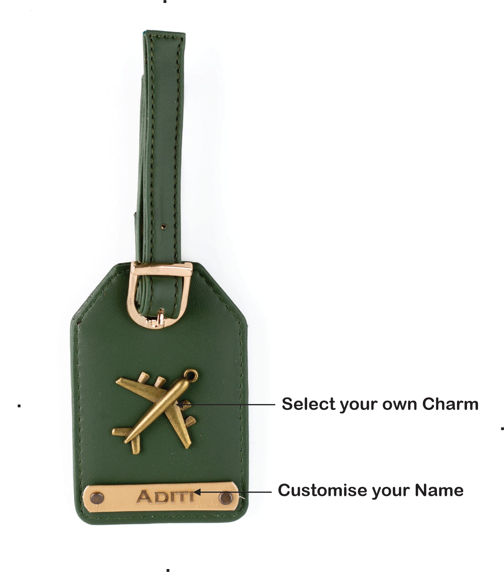Personalized Self-Textured Mens GiftSet (DarkGreen)