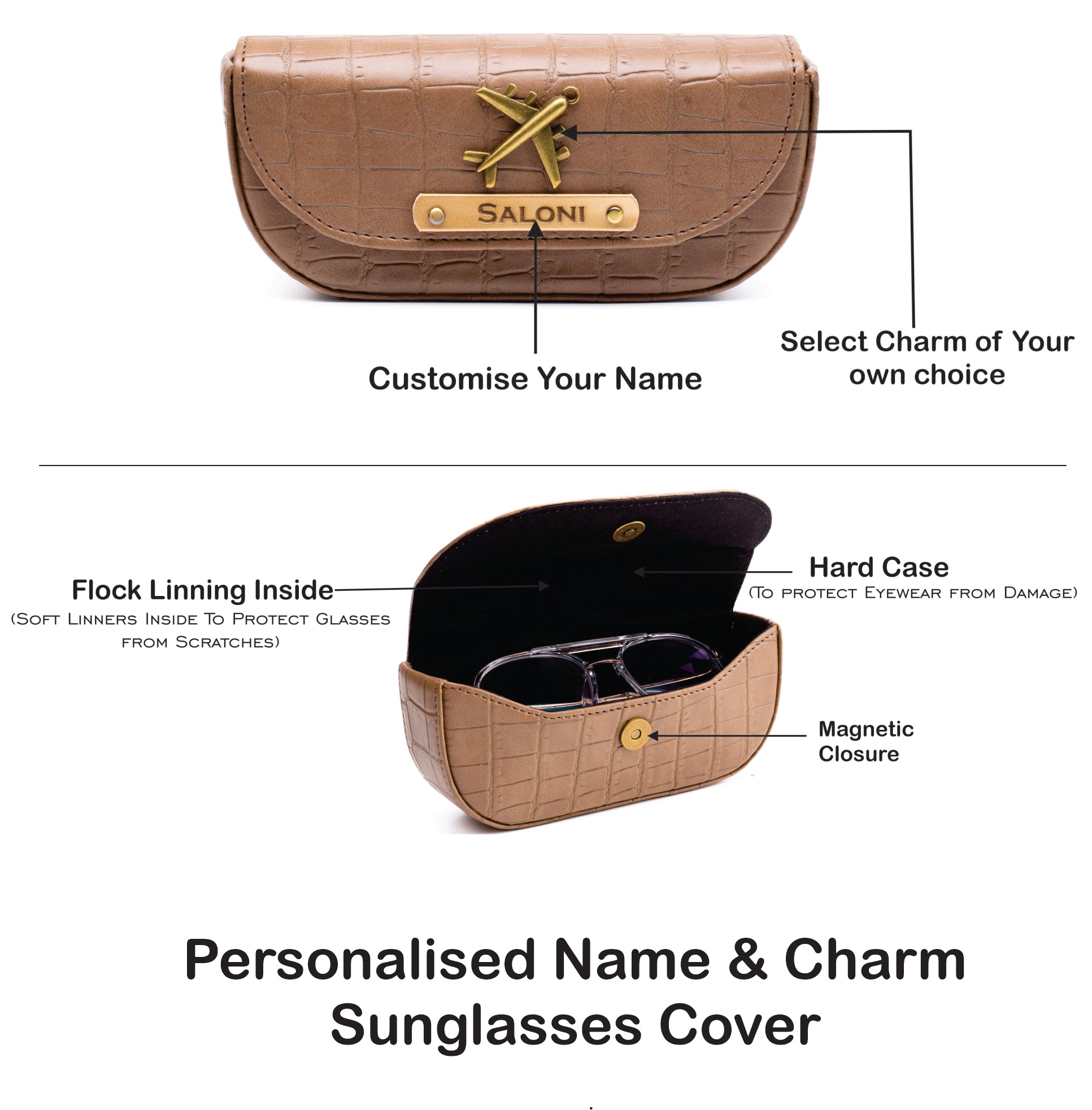 Personalized Self-Textured Womens GiftSet (Brown)