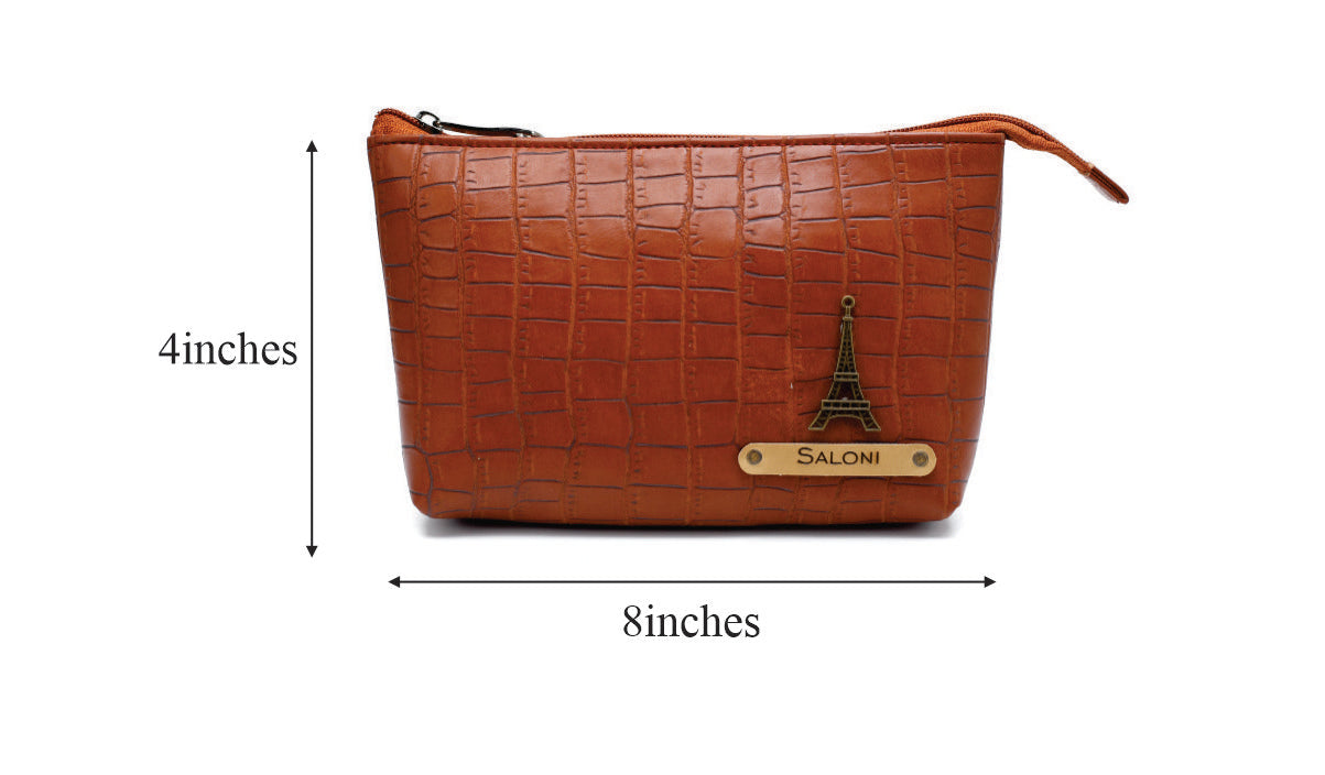 Personalized Toiletry Pouch - textured All