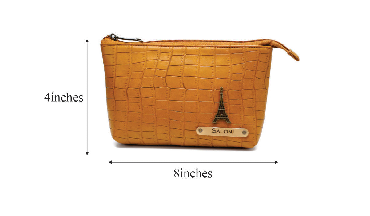Personalized Toiletry Pouch - textured All