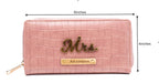 Personalized Self -Textured Womens Wallet (NudePink)