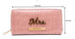 Load image into Gallery viewer, AICA Personalized Name &amp; Charm Self -Textured Leather Customized Womens Wallet Purse (NudePink)
