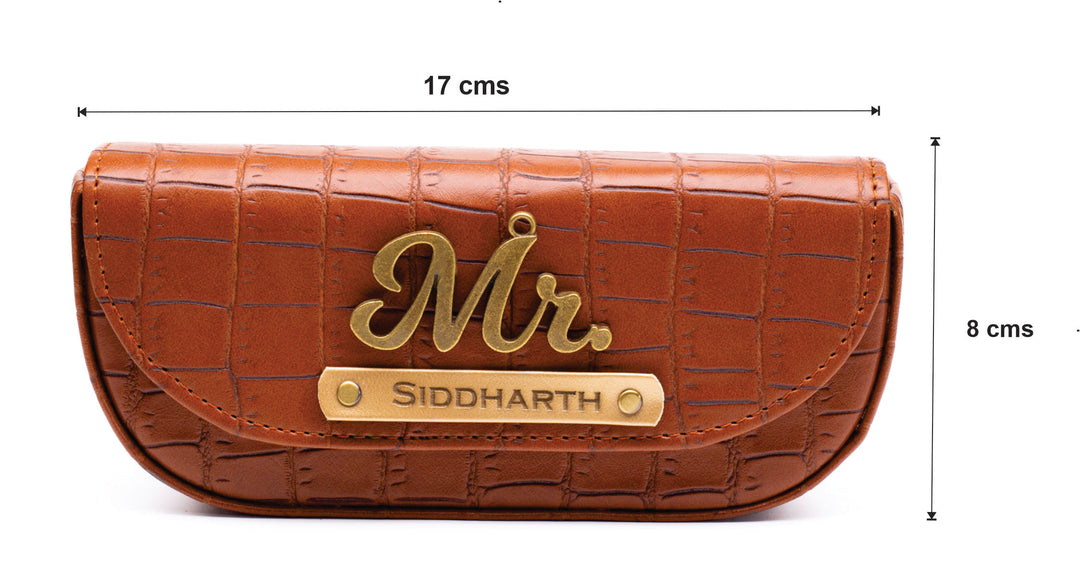 Personalized Sunglasses Cover (TanBrown)