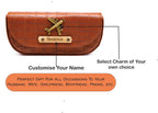 Personalized Self-Textured Mens GiftSet  (TanBrown)