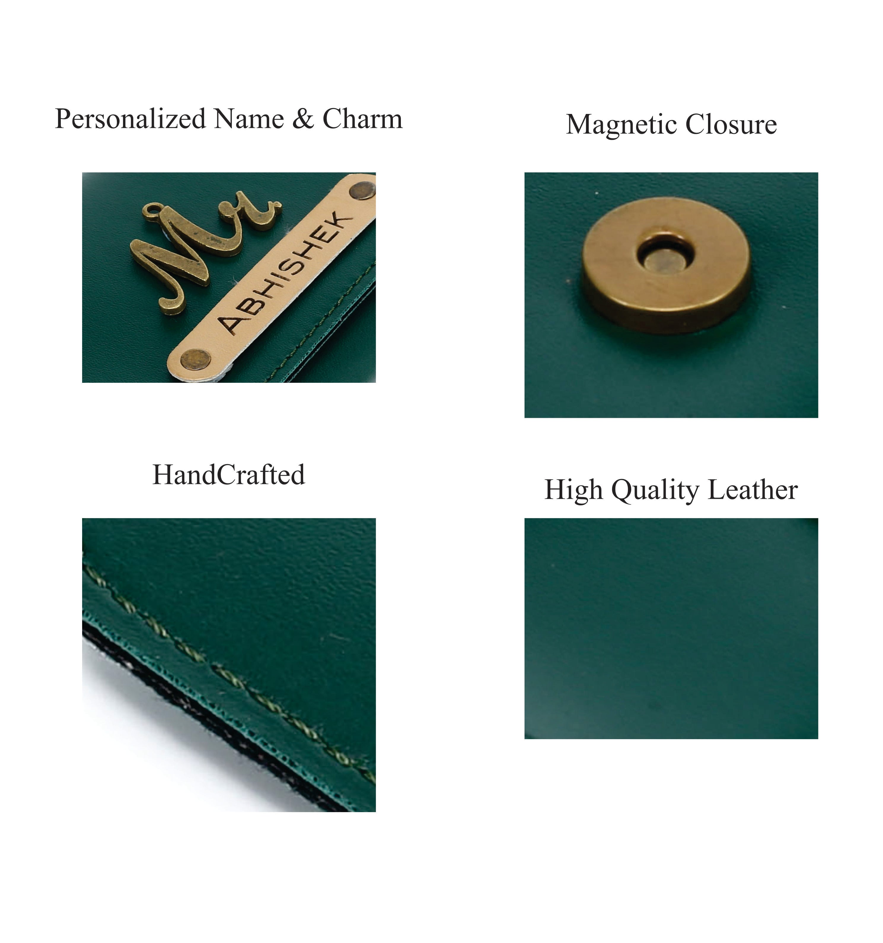 Personalized Card Holder (DarkGreen)