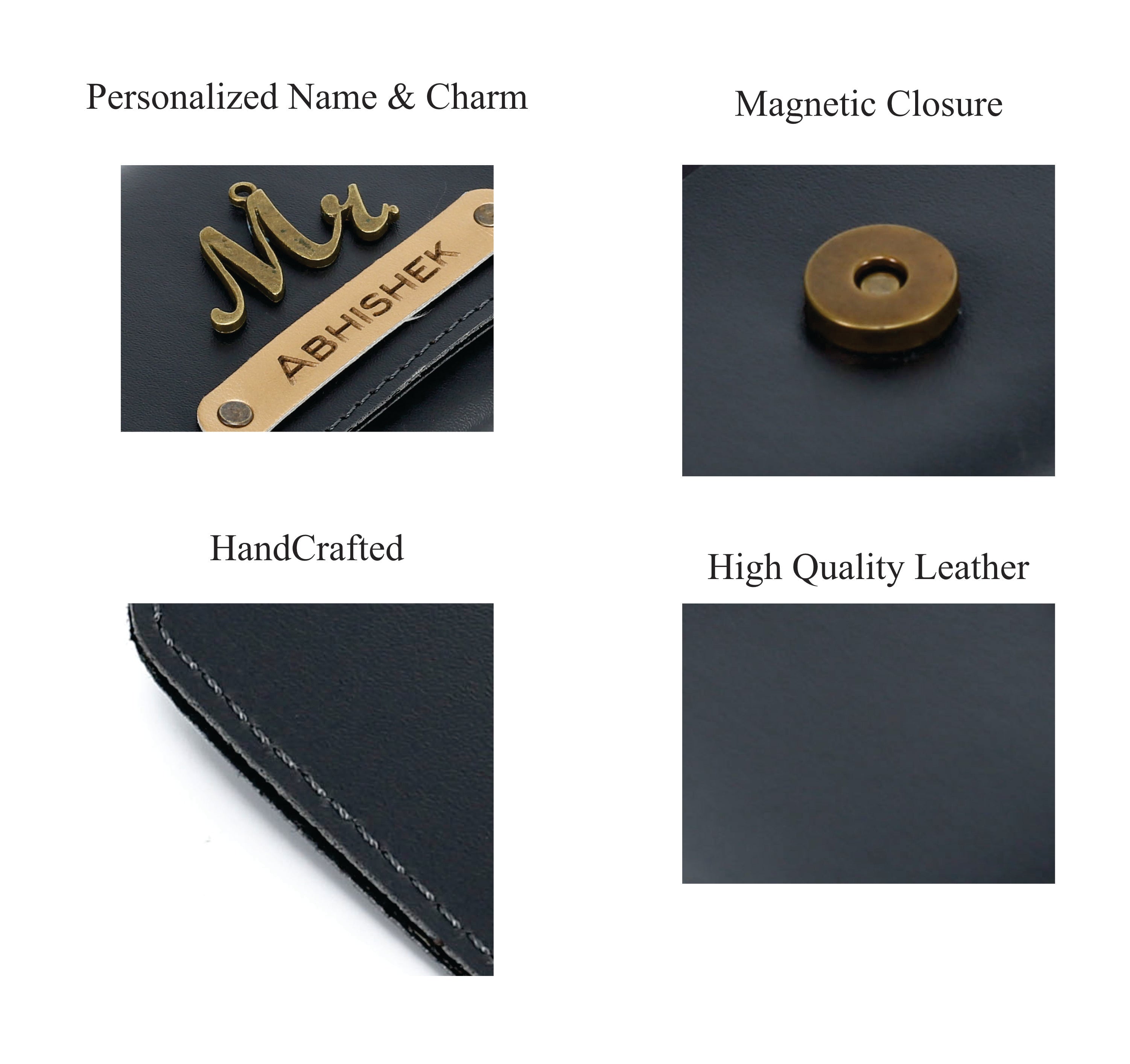 Personalized Card Holder(Grey)