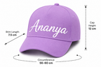AICA Personalised Name Flex Cap for Men & Women �  Free Size | Gifts for Men & Women (Purple)