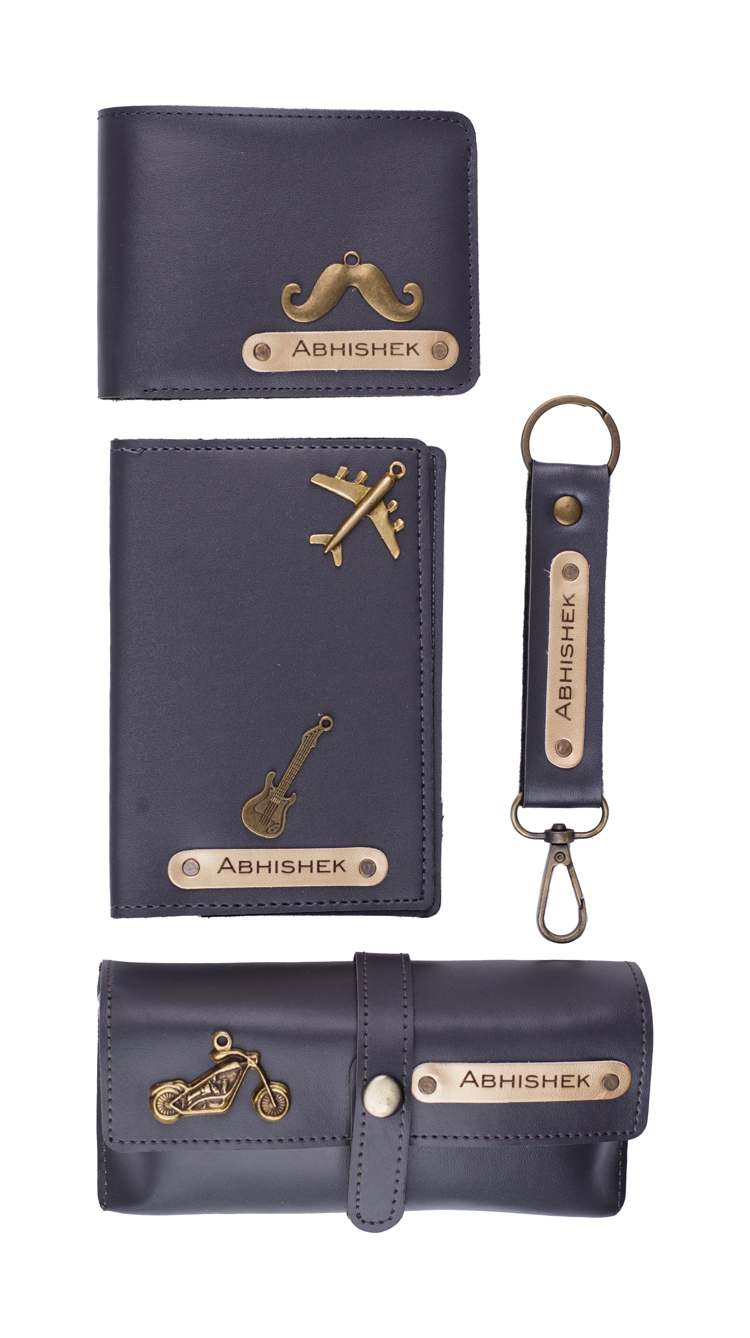 Personalized Mens Giftset (Grey)