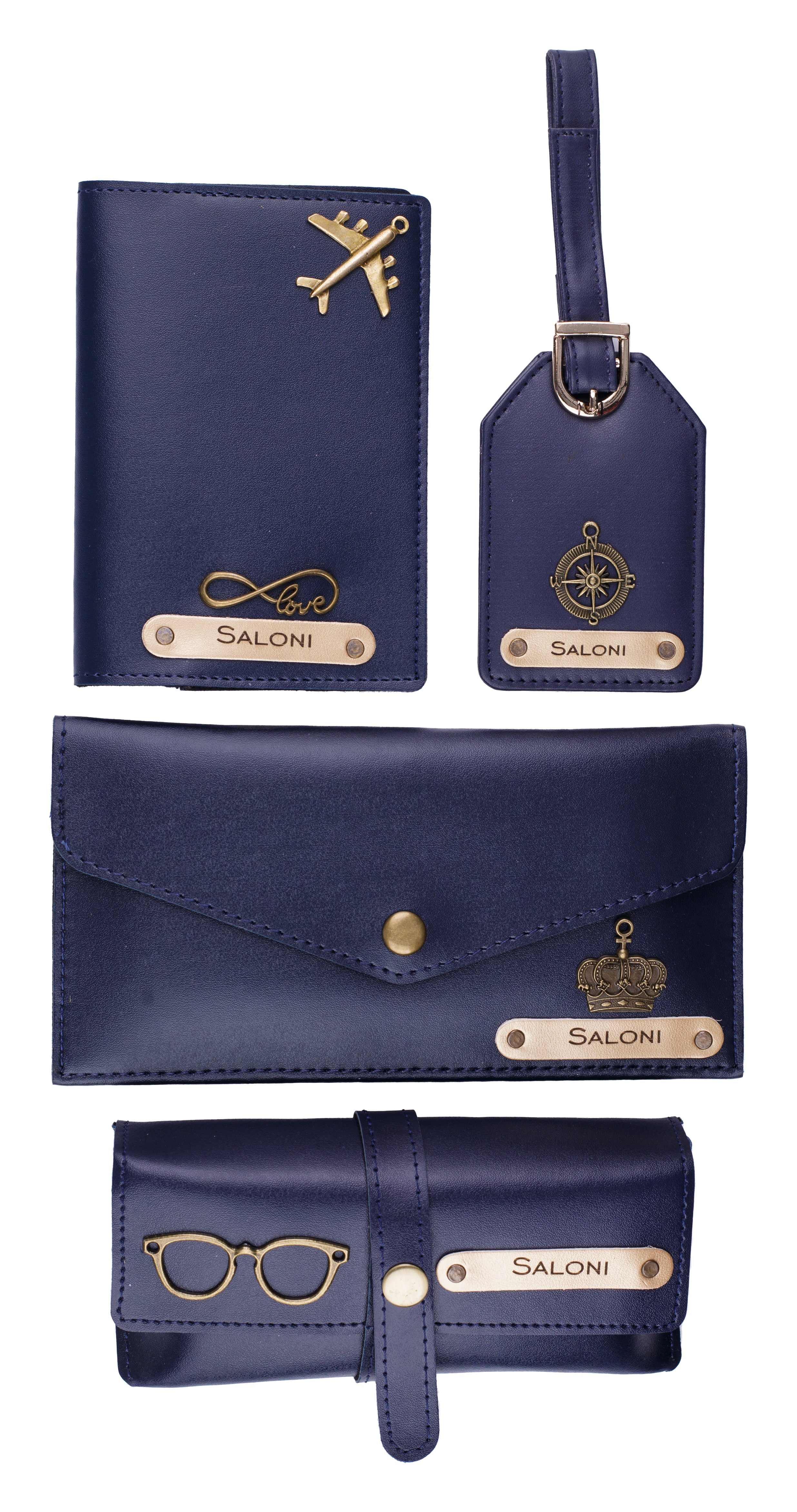 Personalized Womens Giftset  (Navy Blue)
