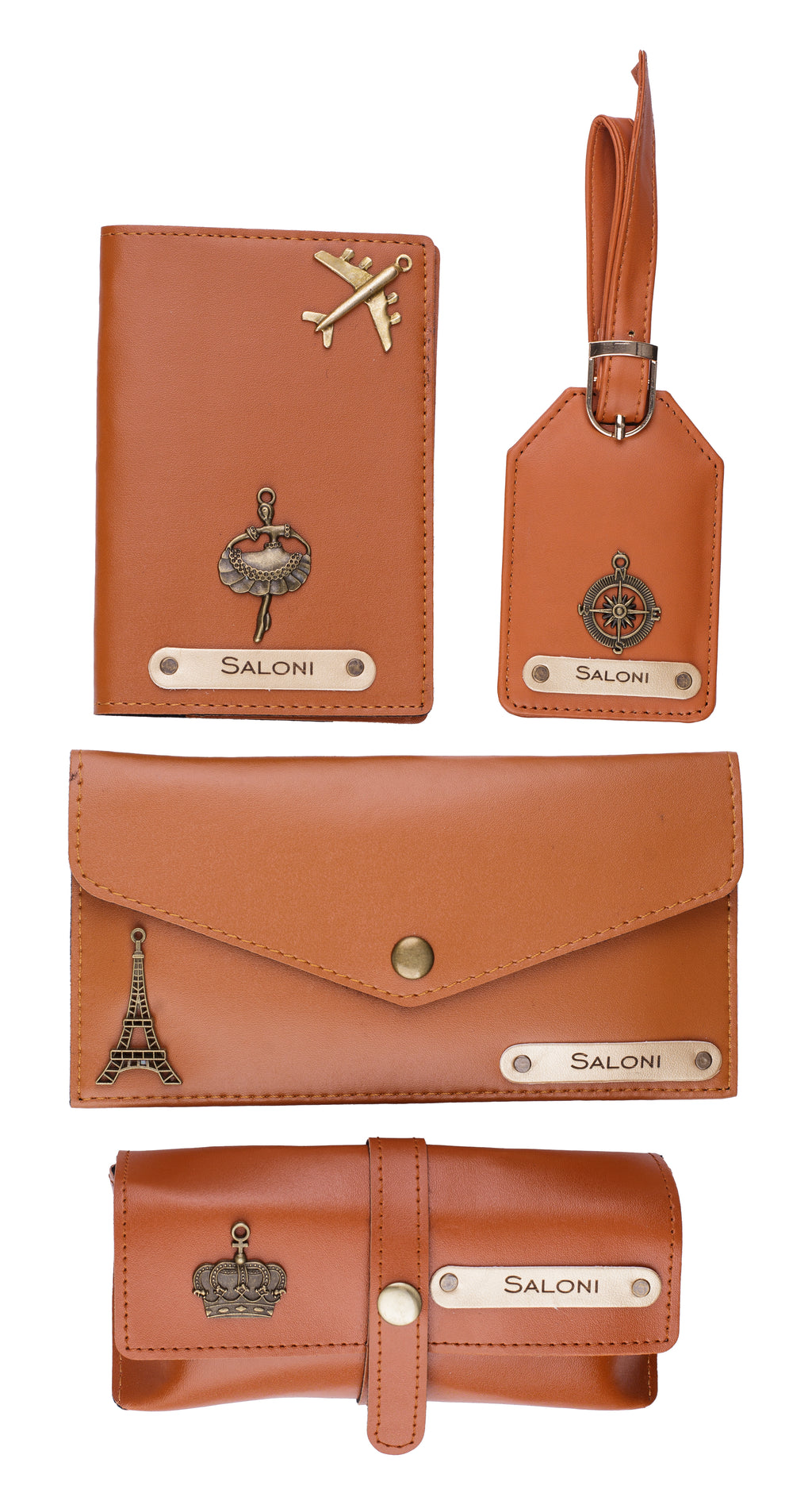 Personalized Womens Giftset (TanBrown)