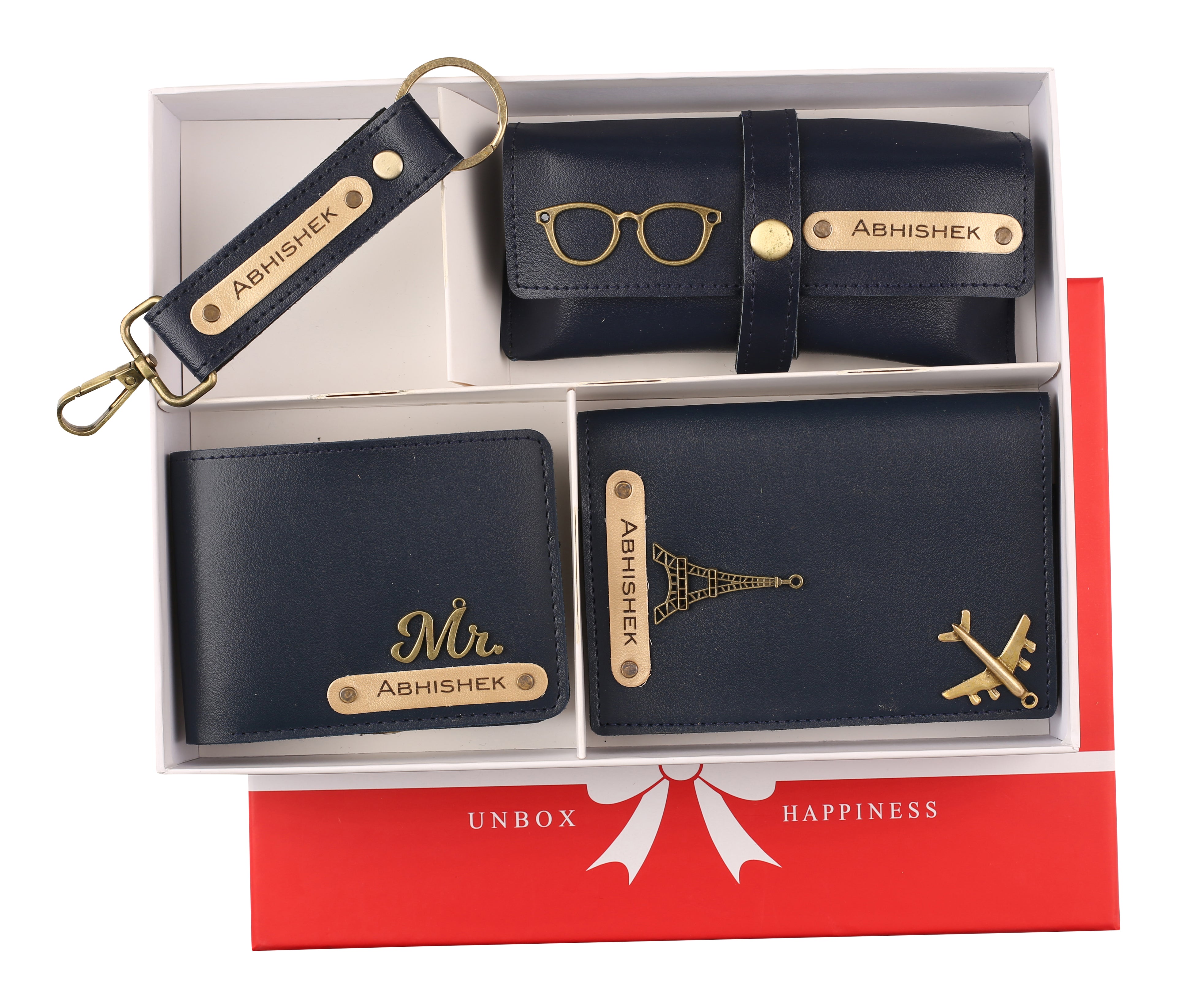 Personalized Mens Giftset (Navy Blue)