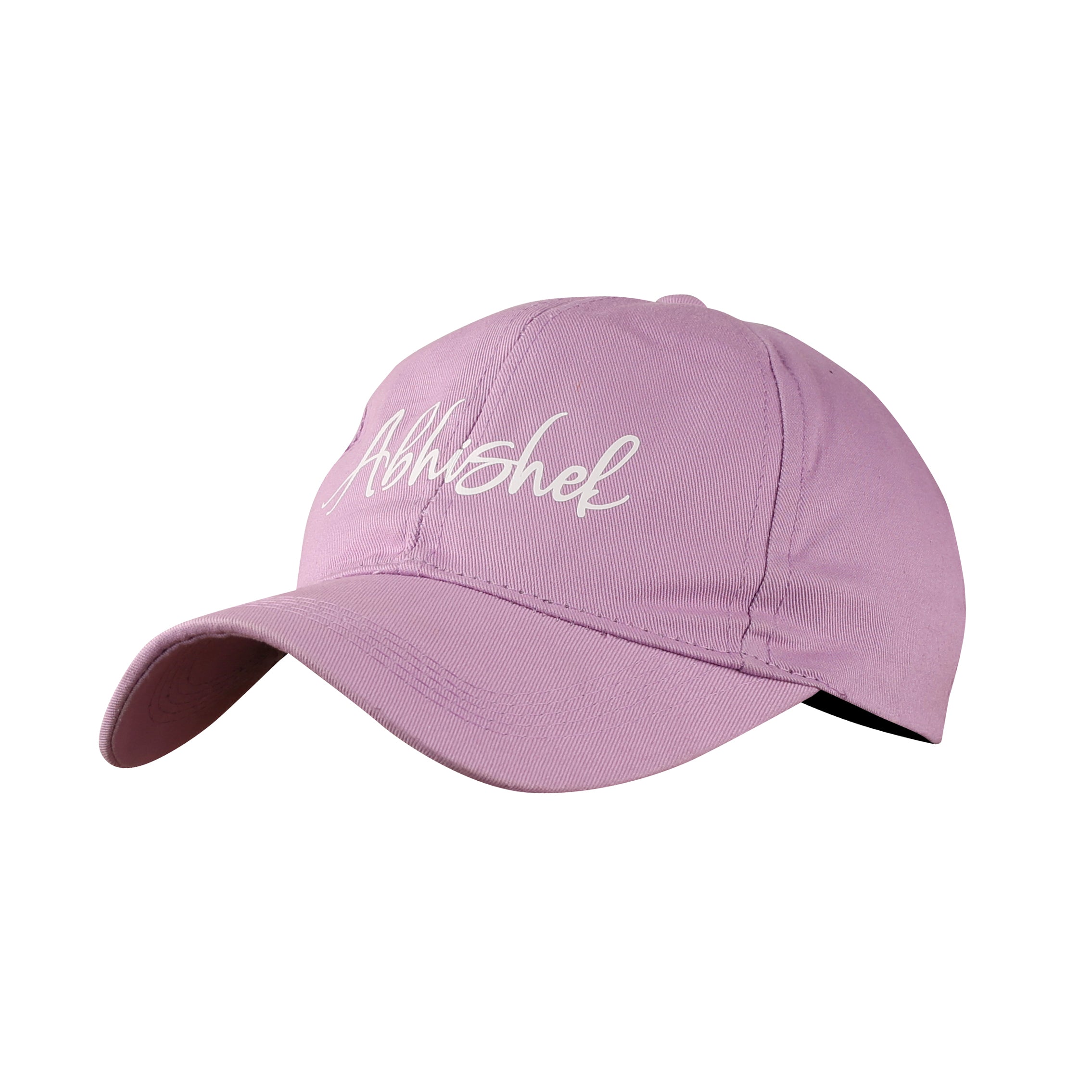 Personalised Cotton Cap– Purple, Free Size