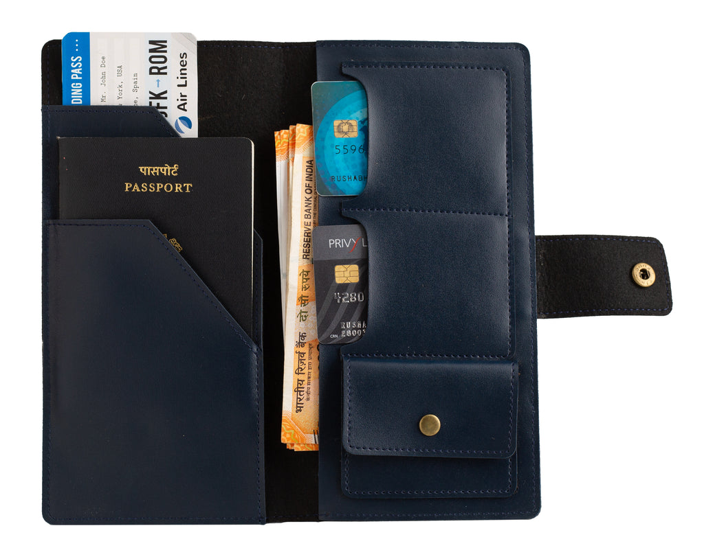 Personalized Long Passport Wallet All