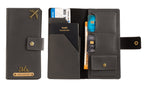 Personalized Long Passport Wallet (Grey)