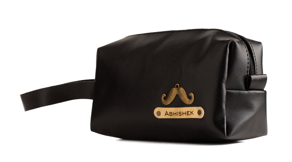 Personalized Toiletry Pouch (Black)