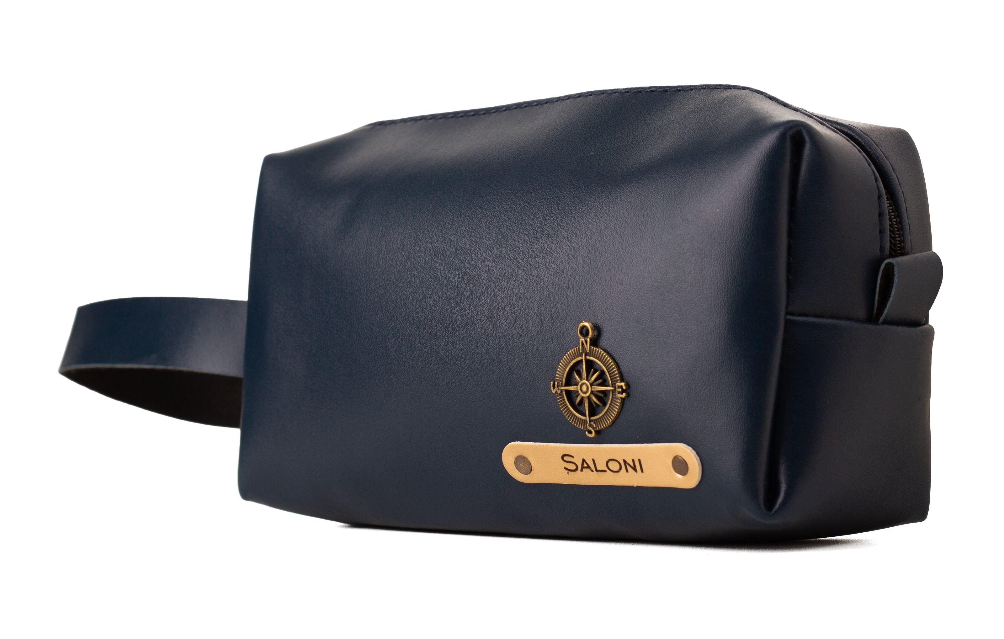 Personalized Toiletry Pouch (Navy Blue)