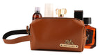 Personalized Toiletry Pouch (Tan Brown)