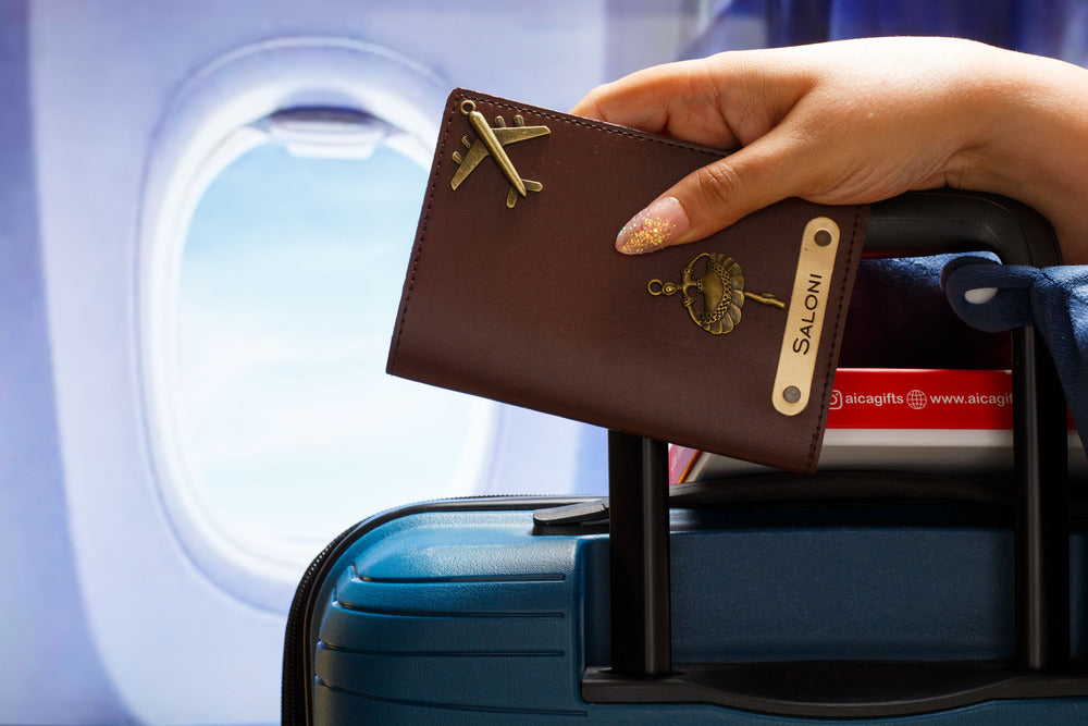 Personalised Passport Cover (Darkbrown)