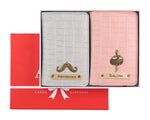 Load image into Gallery viewer, Personalised Self Texture Couple Passport Covers - Multi Colors
