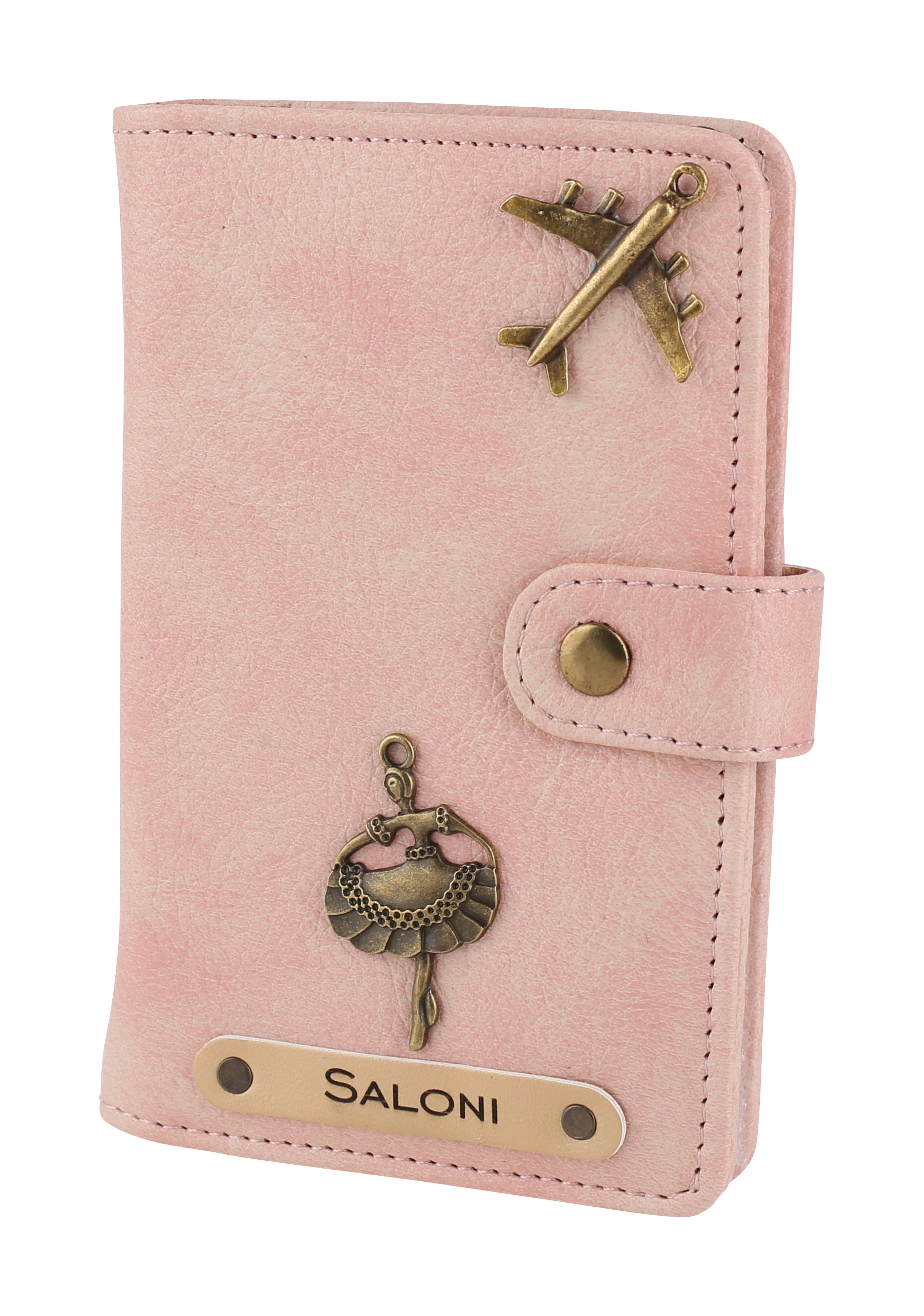 Personalised Passport Cover (BabyPink)
