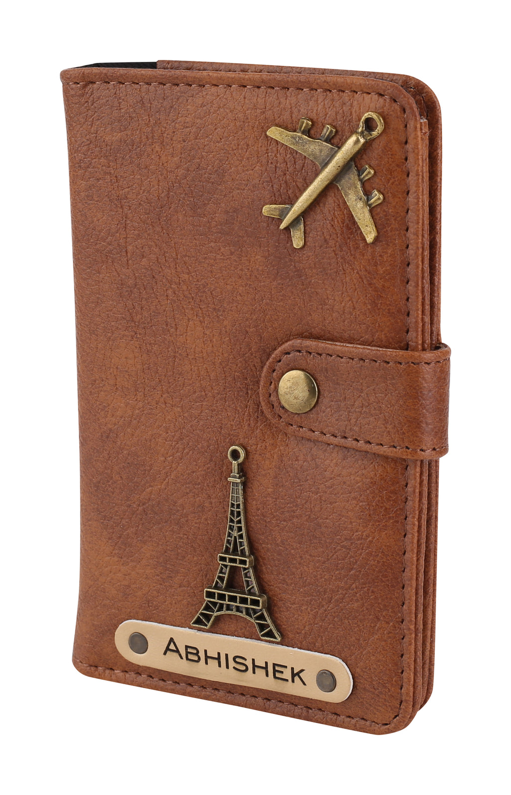 Personalised Passport Cover (Tanbrown)