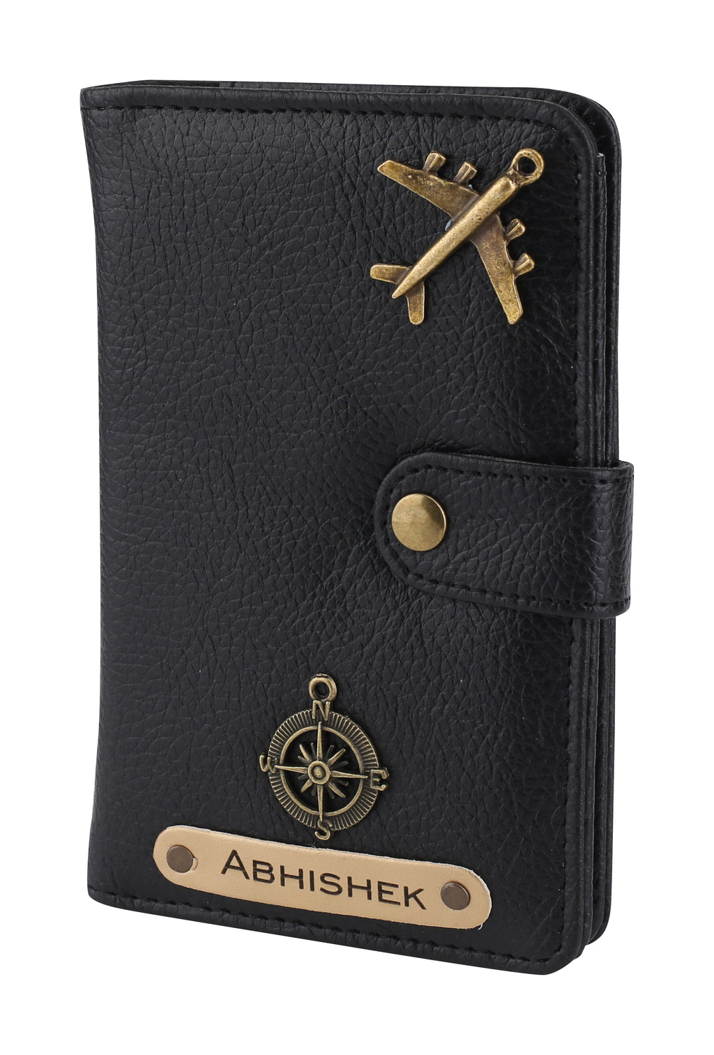 Personalised Passport Cover (Black)