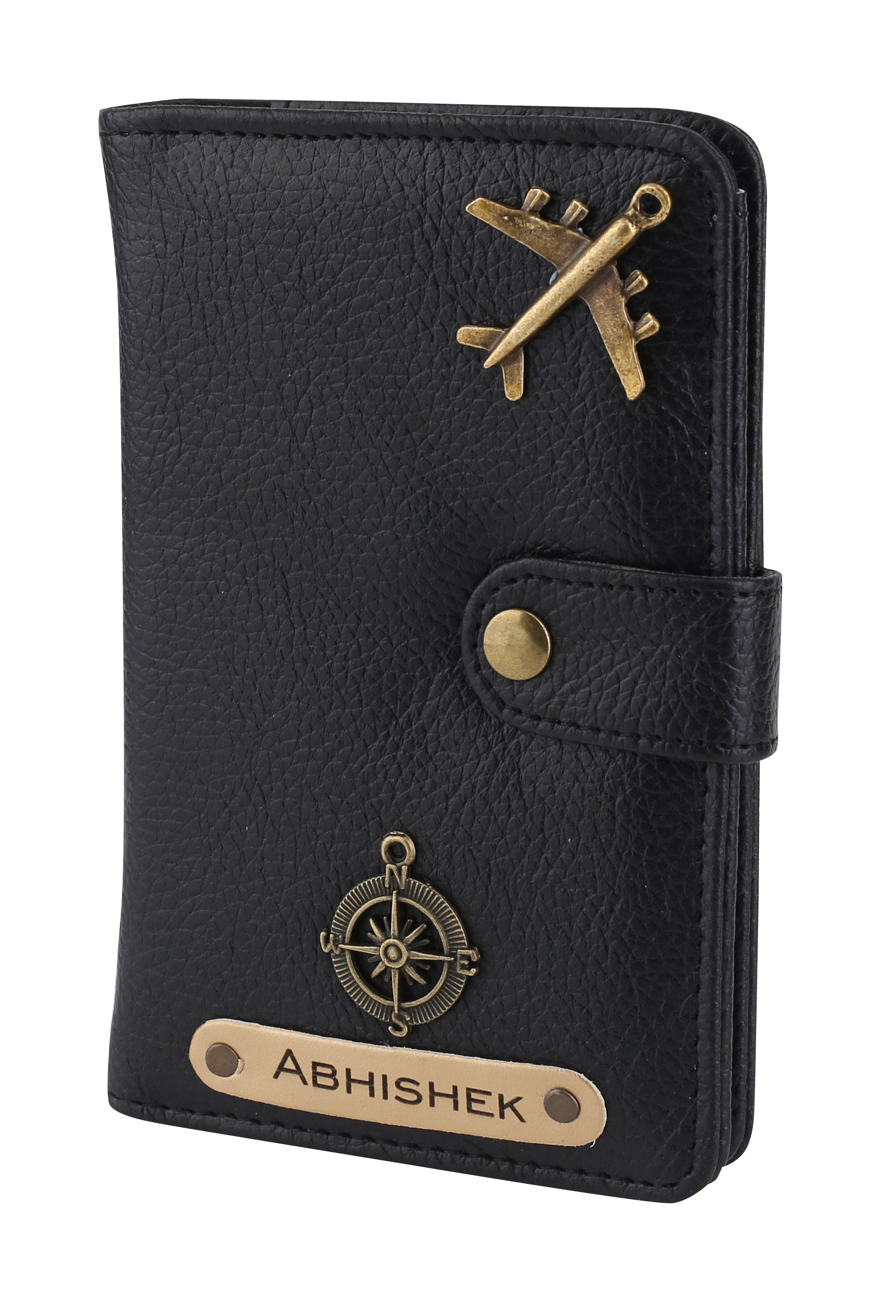 Personalised Passport Cover (Black)